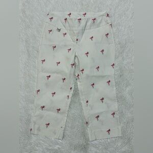 Lulu-B White Flamingo Kids Pants